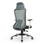 Livor High Back Office Chair Grey by Vassio – Ergonomic Mesh Chair