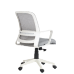 Shop Online Orbit Computer Chair Grey & White | Vassio Revolving Chair for Office & Home – 24 Months Warranty