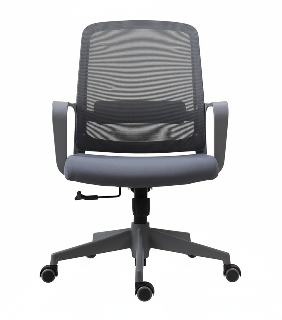 Shop the Vassio Orbit Revolving Chair for Computer Grey, a stylish and ergonomic computer chair for desk, Ideal for home or office, with comfort, quality, and a 24-month warranty.