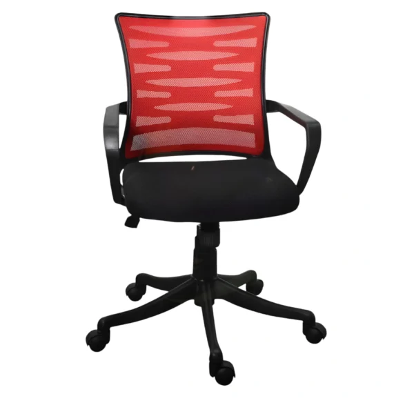 Shop Online Ritz Mesh Chair Red Back & Black Seat