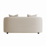 Solace Fabric 2 Seater Sofa with Cushions