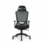 Trion Ergonomic Office Chair Full Black with Nylon Base | Premium Mesh Chair – Vassio