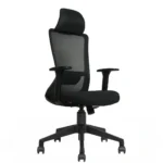 Trion Ergonomic Office Chair Full Black with Nylon Base | Premium Mesh Chair – Vassio