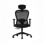 Velora High Back Net Chair Black | Ergonomic Mesh Office Chair | Seat Slider, 2D Arms & Nylon Base