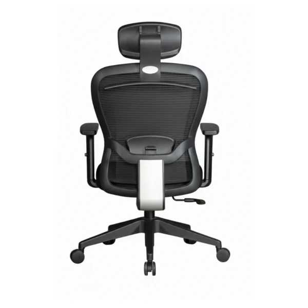 Velora High Back Net Chair Black | Ergonomic Mesh Office Chair | Seat Slider, 2D Arms & Nylon Base