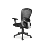 Velora Medium Back Net Chair Black | Seat Slider Mechanism | Nylon Base