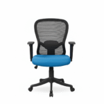 Velora Blue Executive Chair Medium Back | Seat Slider Mechanism | Nylon Base