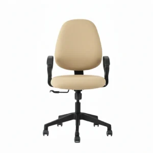 Zelta Office Desk Chair Beige | Vassio Revolving Chair