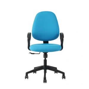 Zelta Desk Chair for Office Sky Blue | Vassio Fabric Chair