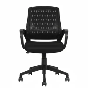 Vassio Zen Black Office Mesh Chair – Ergonomic Executive Chair for Office and Home Workspace