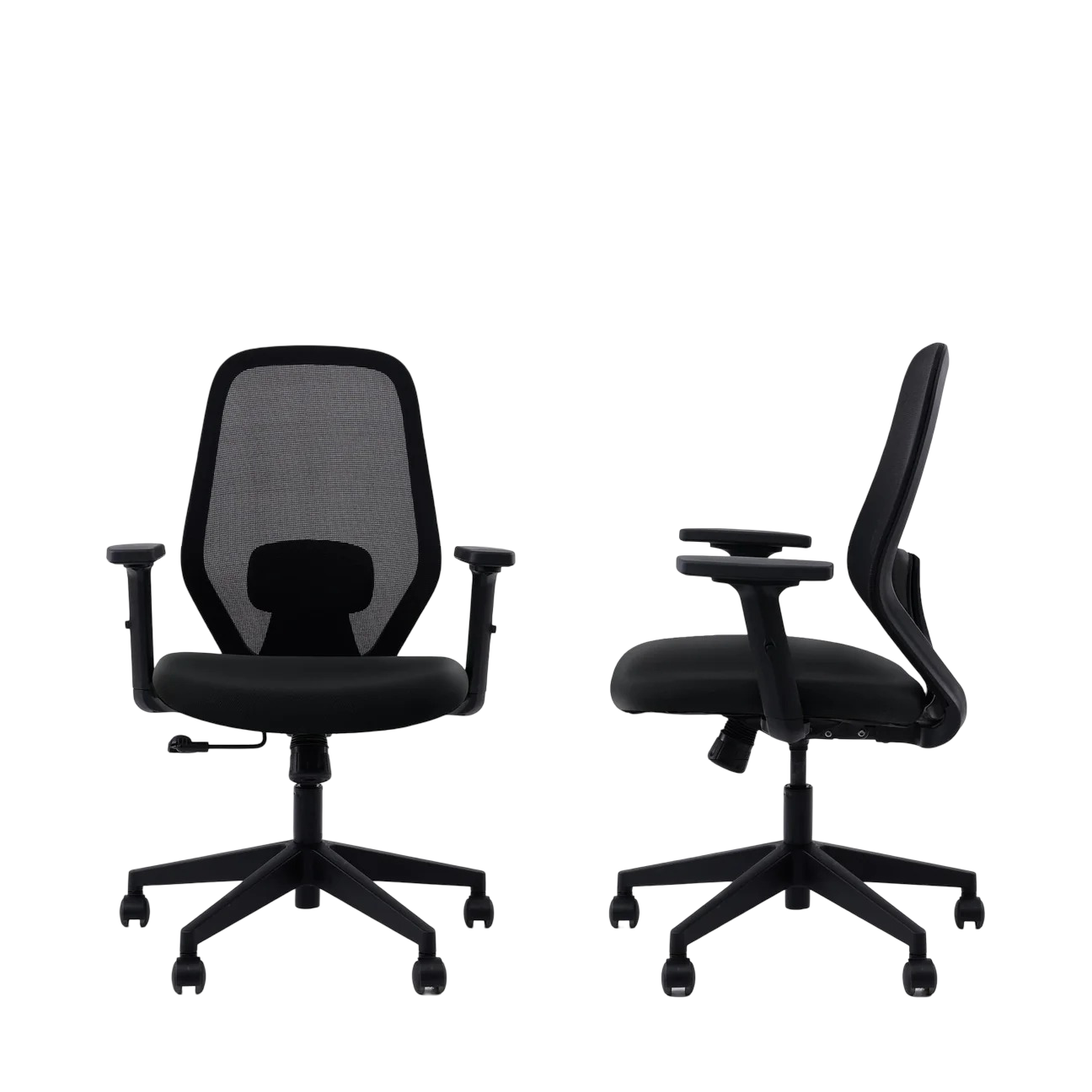 Shop Online Comfella Mid Back Chair Black Vassio