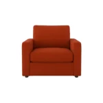Lovin 1 Seater Fabric Sofa by Vassio – Red