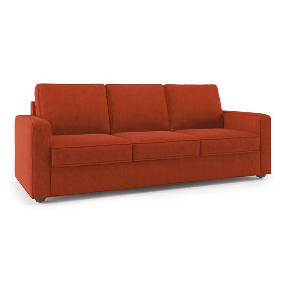 Lovin 3 Seater Fabric Sofa by Vassio red