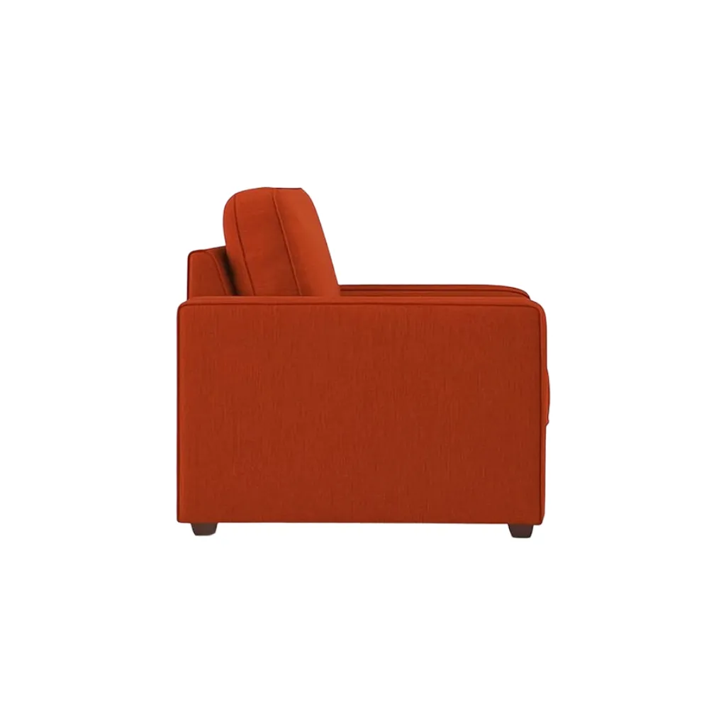 Lovin 3 Seater Fabric Sofa by Vassio red