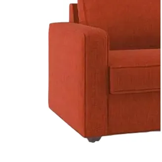 Lovin 3 Seater Fabric Sofa by Vassio red