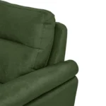 Ojas RHS Sofa Set Green premium fabric L shape sofa by Vassio