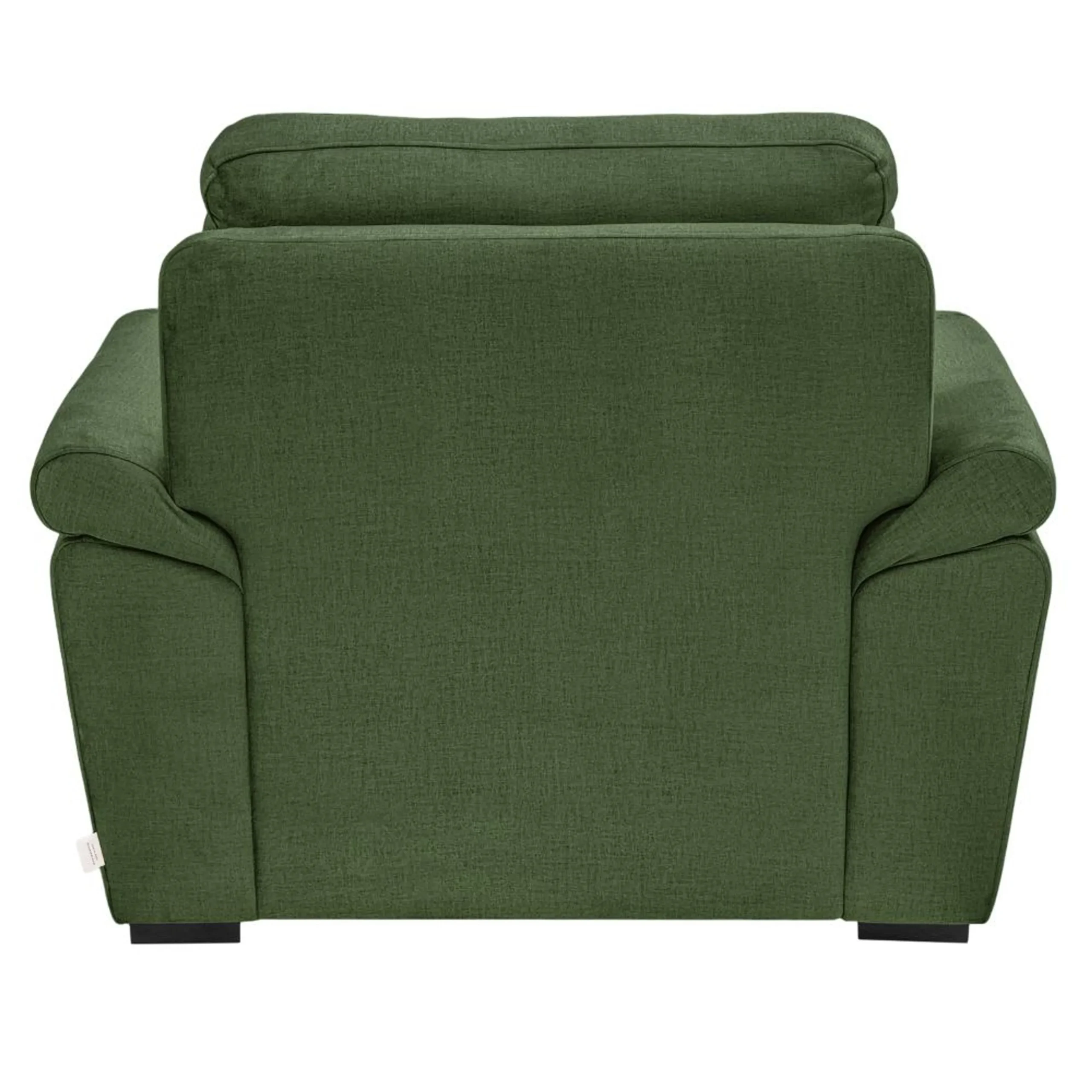 Ojas 1 Seater Sofa Green premium fabric arm chair by Vassio