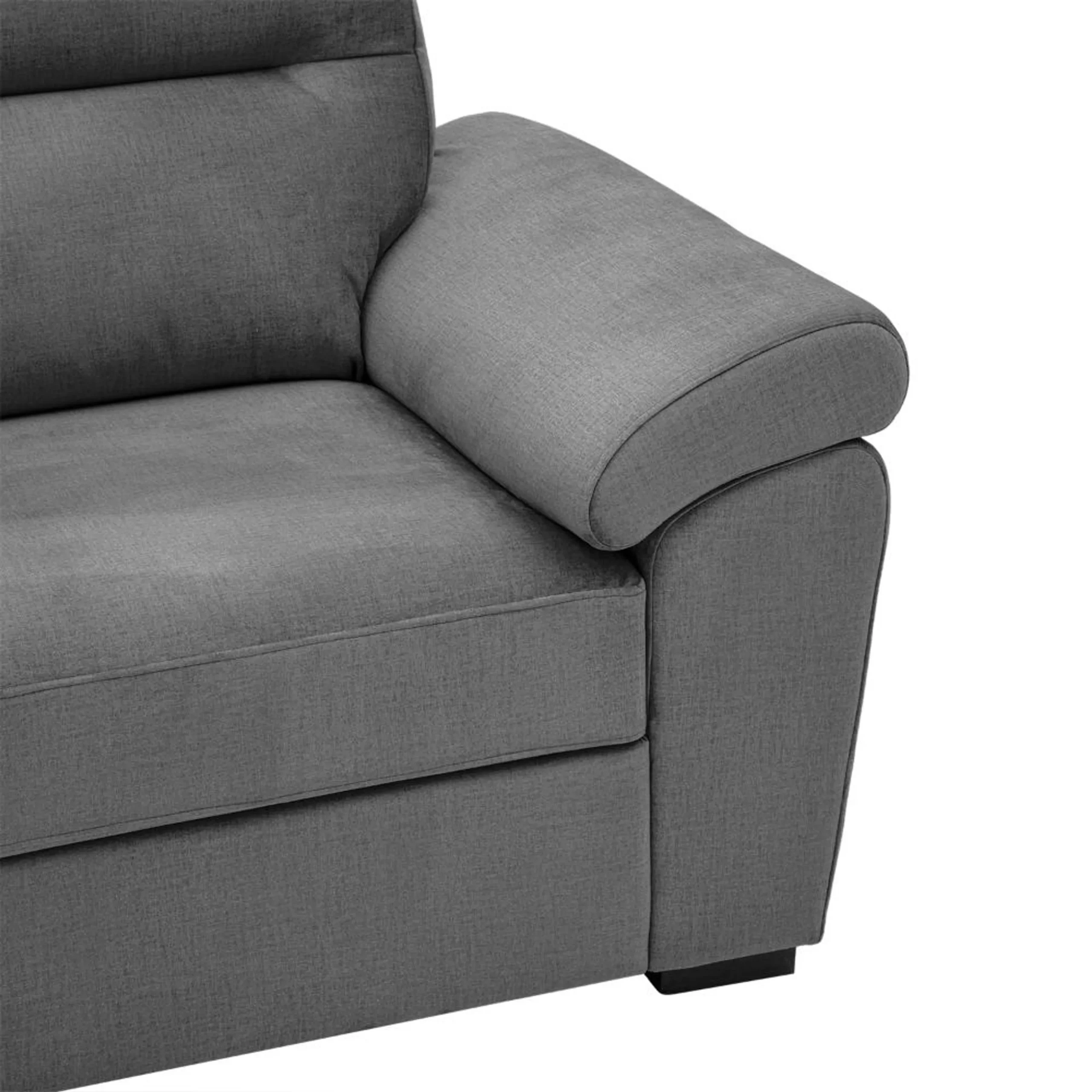 Ojas 1 Seater Sofa Grey 6 Ojas 1 Seater Sofa Grey premium fabric arm chair by Vassio