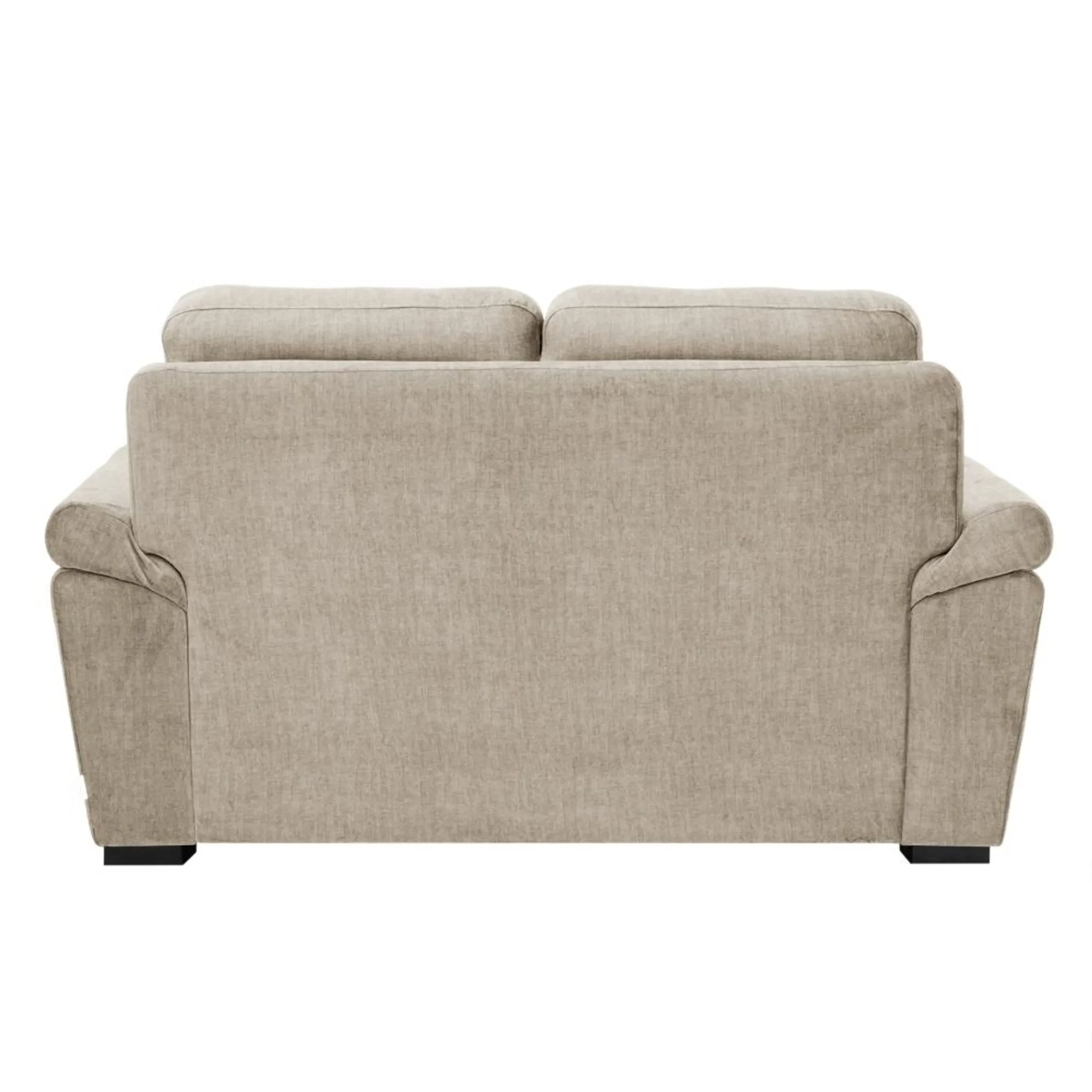 Ojas 2 Seater Sofa Beige premium fabric modern sofa by Vassio