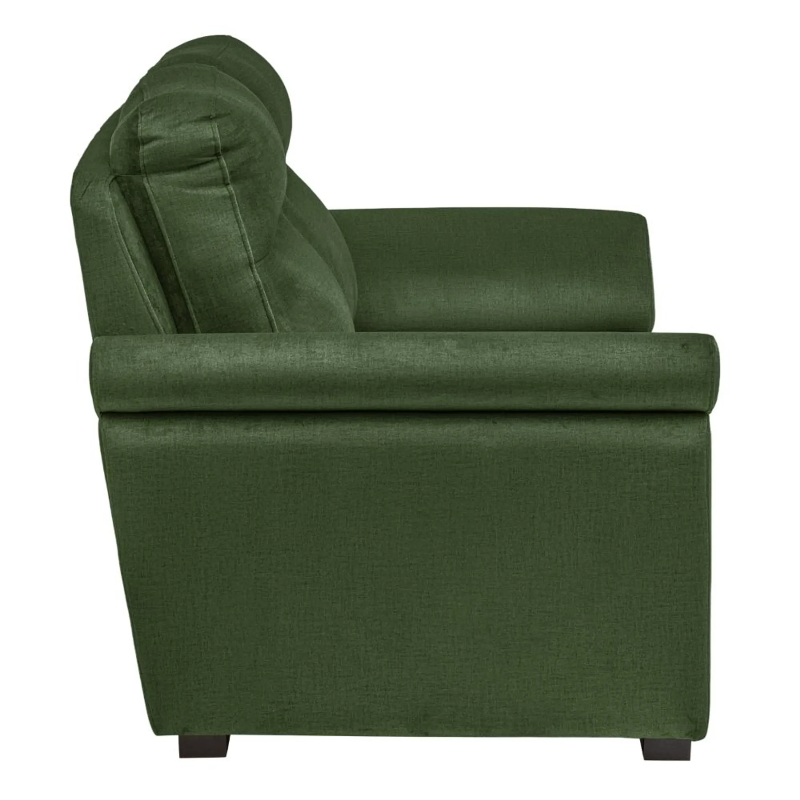Ojas 2 Seater Sofa Green premium fabric modern sofa by Vassio