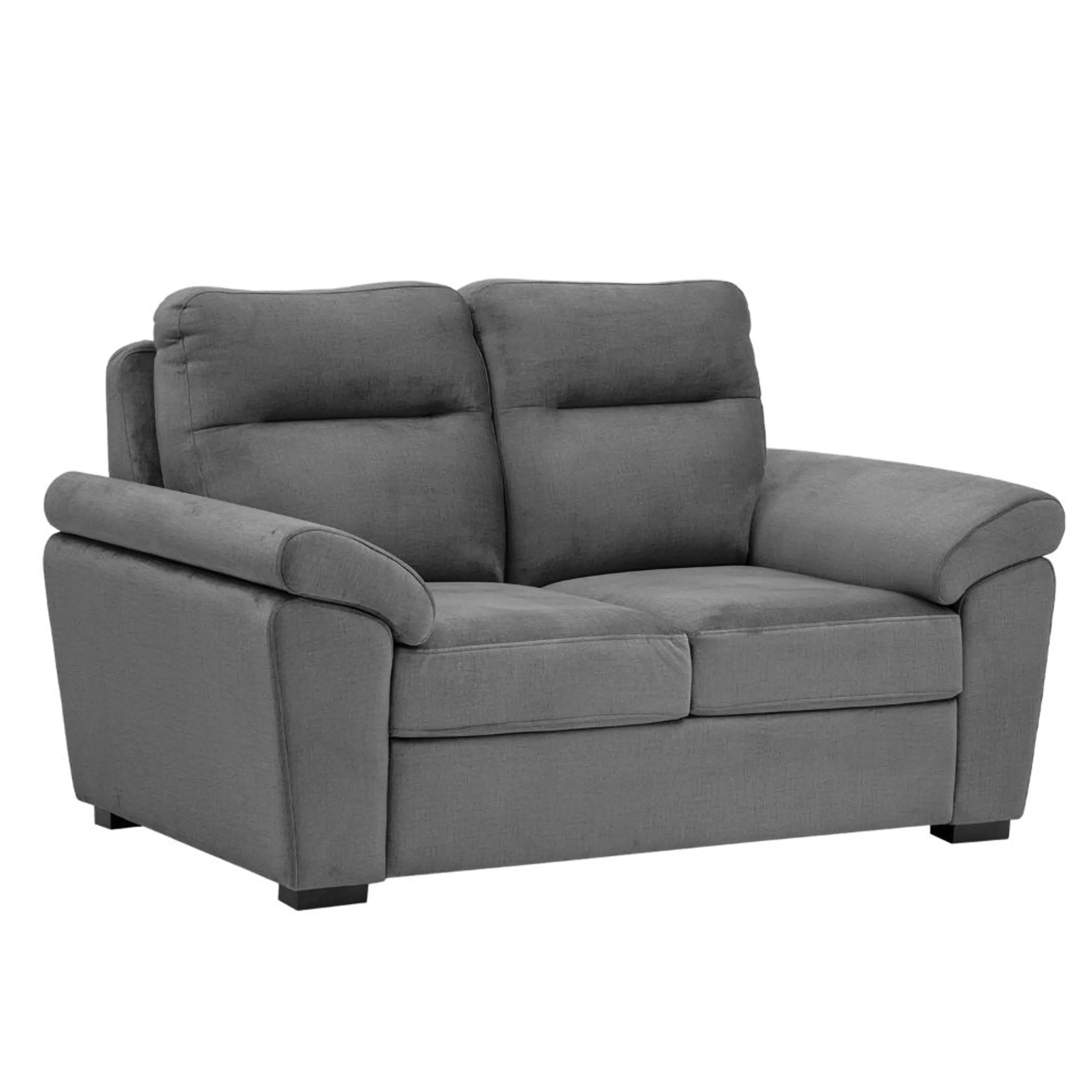 Ojas 2 Seater Sofa Grey 3 Ojas 2 Seater Sofa Grey premium fabric modern sofa by Vassio