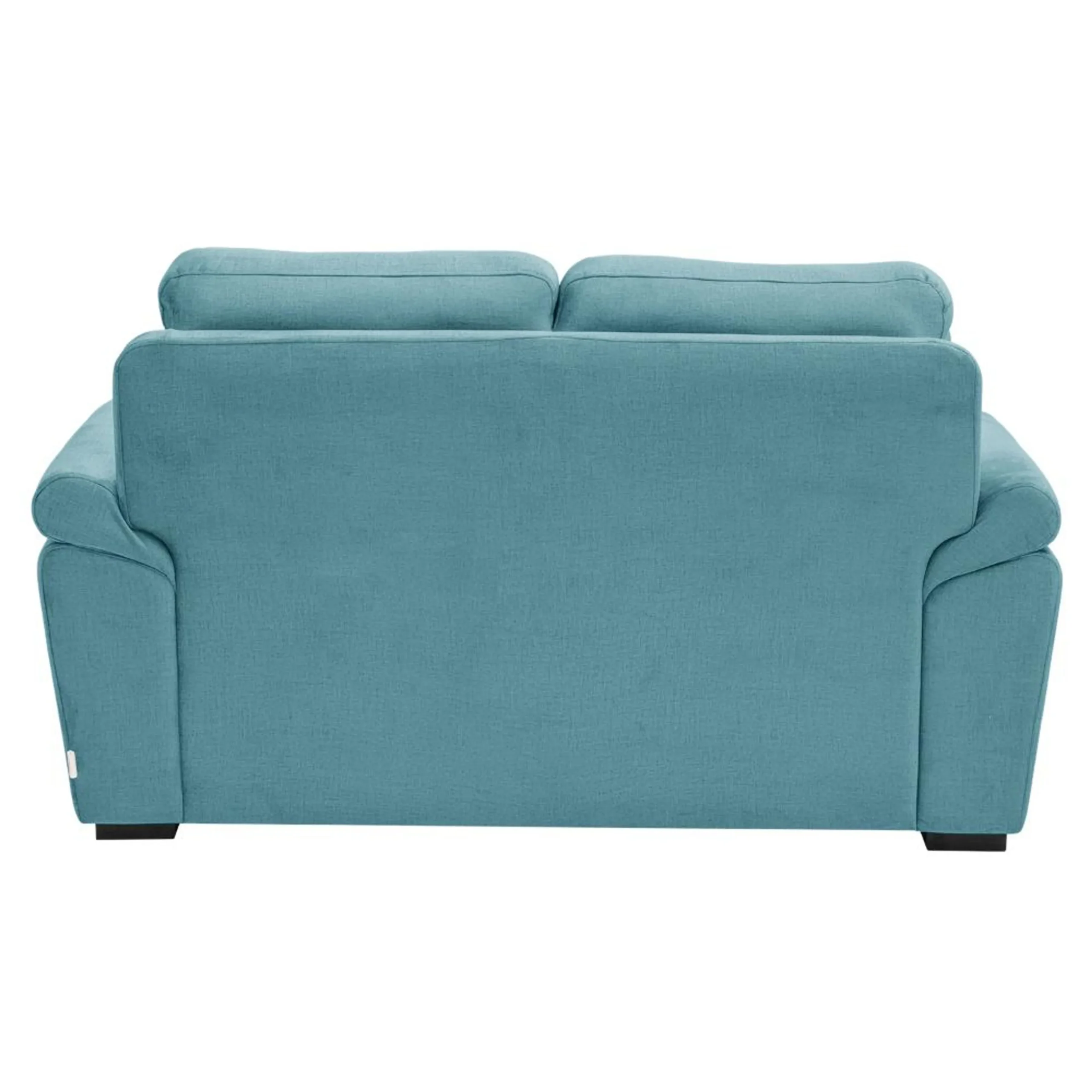 Ojas 2 Seater Sofa Light Blue premium fabric modern sofa by Vassio