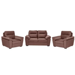 Ojas 2+1+1 Seater Sofa Set Brown – Premium Sofa by Vassio