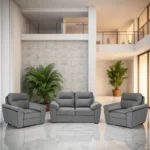 Ojas 2+1+1 Seater Sofa Set Grey – Premium Sofa by Vassio