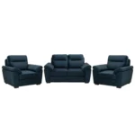 Ojas 2+1+1 Seater Sofa Set Navy Blue – Premium Sofa by Vassio