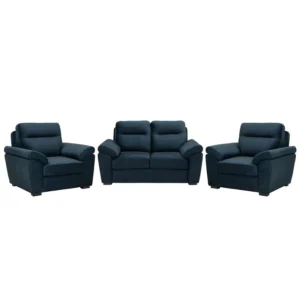 Ojas 2+1+1 Seater Sofa Set Navy Blue – Premium Sofa by Vassio