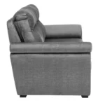 Ojas 3 Seater Sofa Dark Grey premium fabric modern sofa by Vassio
