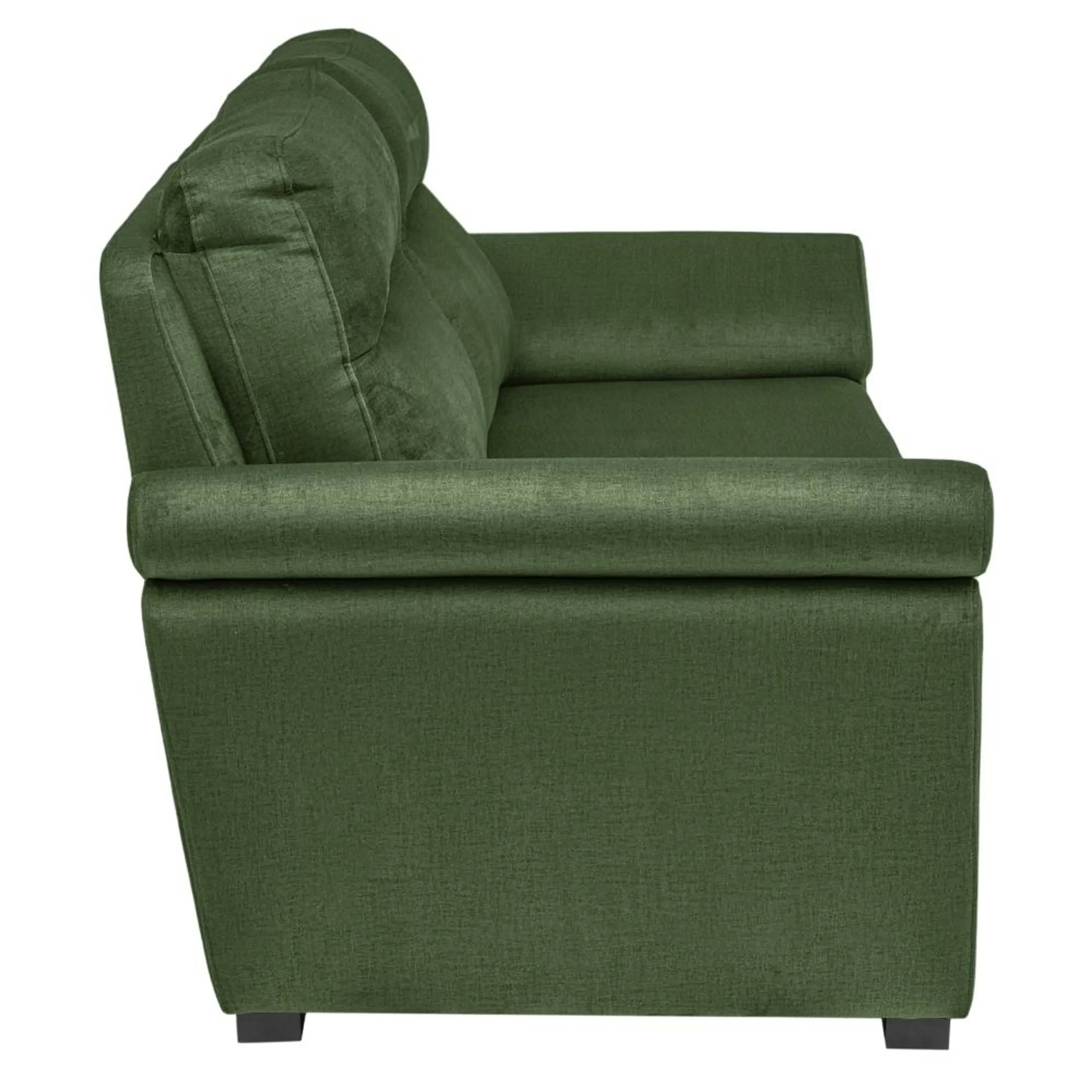 Ojas 3 Seater Sofa Green premium fabric modern sofa by Vassio