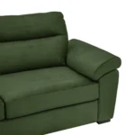 Ojas 3 Seater Sofa Green premium fabric modern sofa by Vassio