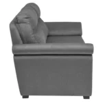 Ojas 3 Seater Sofa Grey premium fabric modern sofa by Vassio