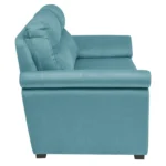Ojas 3 Seater Sofa Light Blue premium fabric modern sofa by Vassio