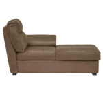 Ojas LHS Sofa Set Camel Brown premium fabric L shape sofa by Vassio
