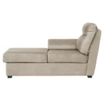 Ojas RHS Sofa Set Beige premium fabric L shape sofa by Vassio