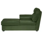 Ojas RHS Sofa Set Green premium fabric L shape sofa by Vassio