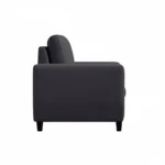 Vassio Zyra 1 Seater Sofa in Grey – Premium Velvet Fabric