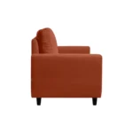 Vassio Zyra 2 Seater Sofa in Orange – Premium Velvet Fabric