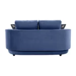 Amara Sofa 2 Seater Blue premium velvet fabric sofa by Vassio