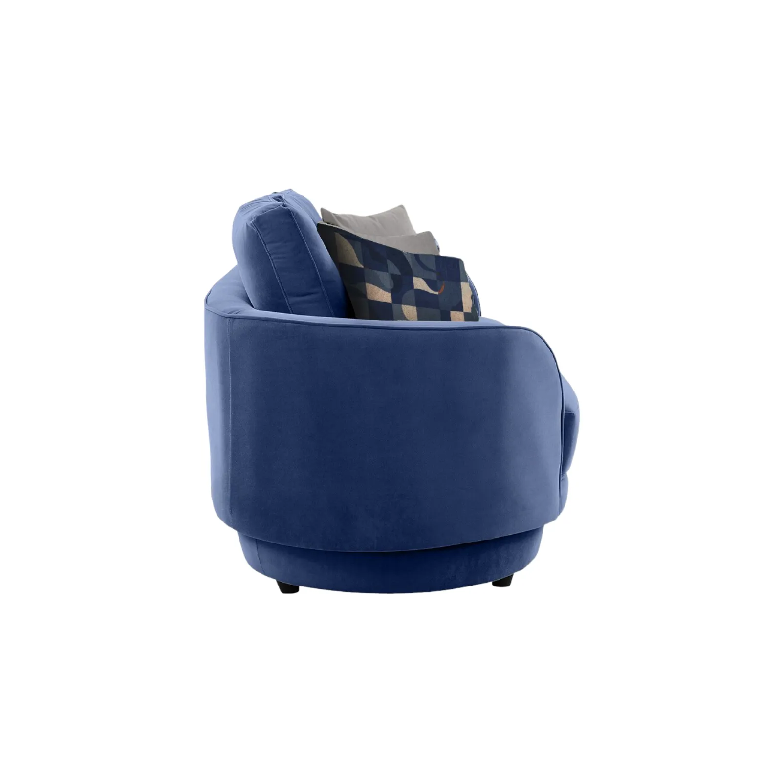Amara Sofa 3 Seater Blue premium velvet fabric sofa by Vassio