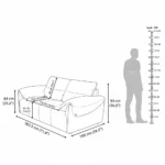 Nova 2 Seater Dimensions